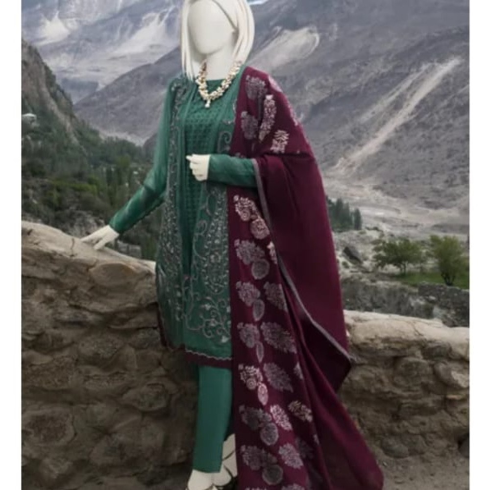 Pakistani J. Fancy 3 piece suit